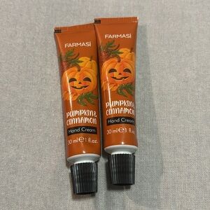 Farmasi Lot of 2 Limited Edition Pumpkin & Cinnamon Hand Cream